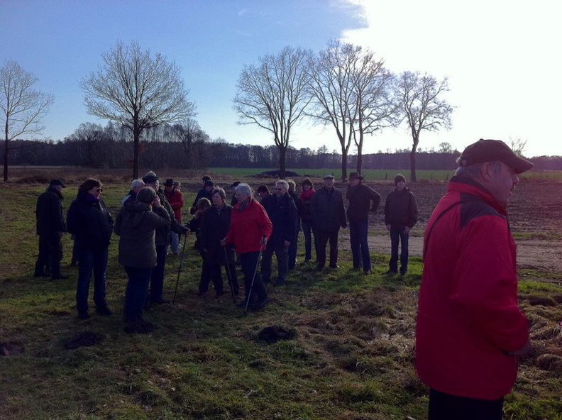 2011 01 16 Gru  nkohlwanderung zur Kla  ranlage Lachendorf 012